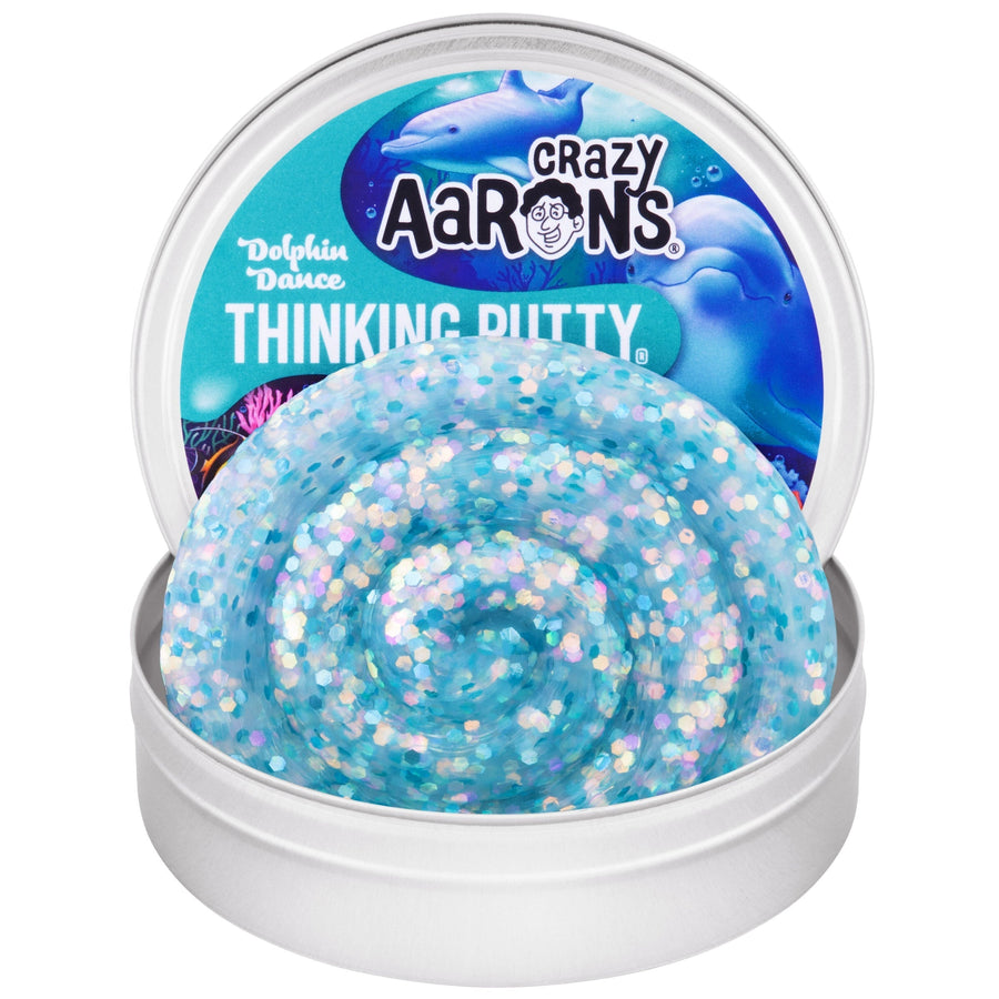 Dolphin Dance - 3.5" Thinking Putty Tin Z0